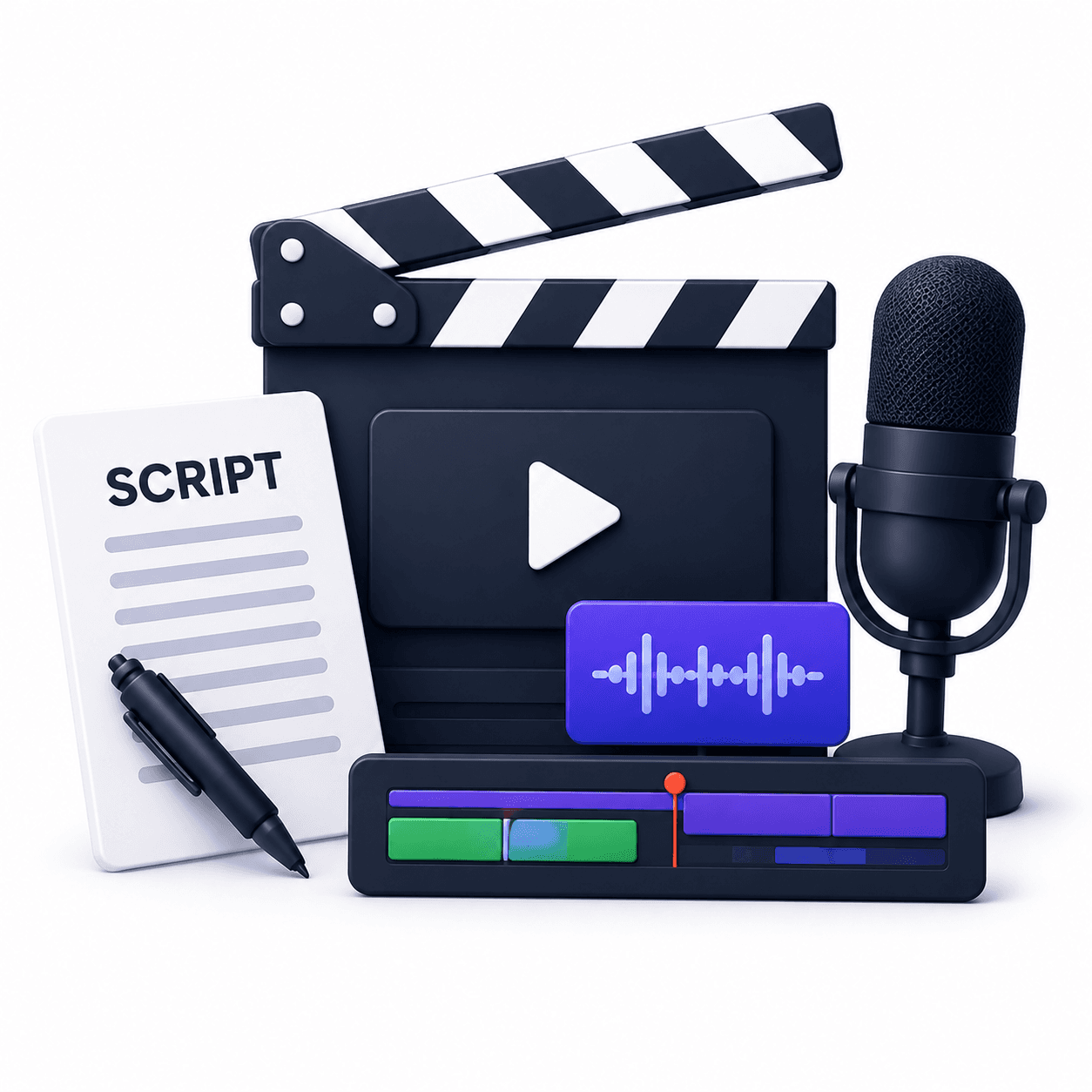 Scripting, Voiceovers and Video Production